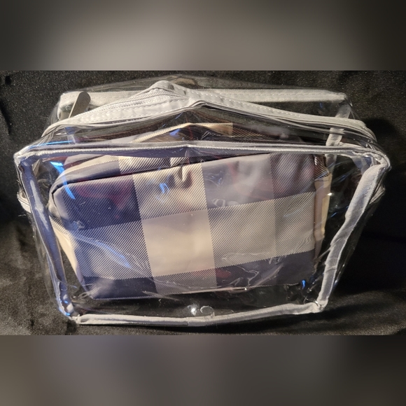 NEW Travel pouches Brushed check - Picture 2 of 6